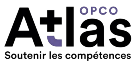 Logo Atlas – STRATÈGE® collabore avec Atlas, opérateur de compétences (OPCO), pour accompagner le développement des talents en entreprise