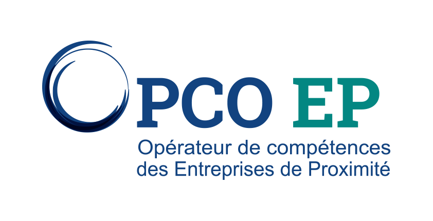 Logo OPCO EP – Partenaire de STRATÈGE® pour soutenir les entreprises dans le développement des compétences professionnelles