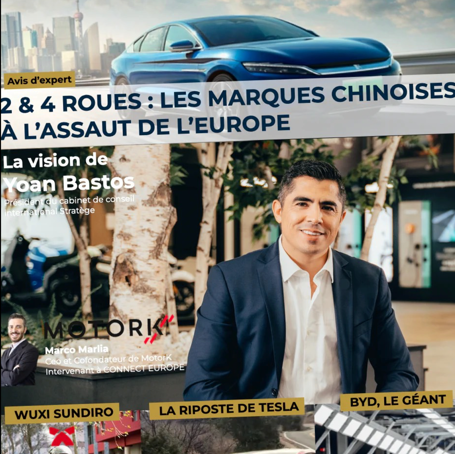 2 & 4 ROUES : LES MARQUES CHINOISES À L'ASSAUT DE L'EUROPE